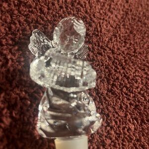 Mikasa Crystal Cherub Wine Stopper